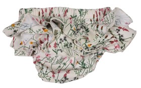 Bild på Lindberg Poppy Badblöja 3-6 kg (Vit/Grön)