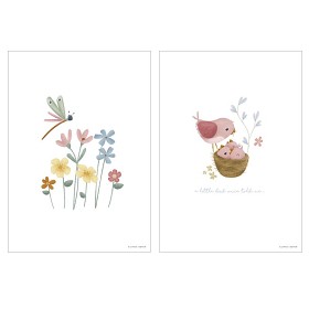 Bild på Little Dutch Poster A3 (Little Pink Flowers)