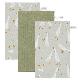 Bild på Little Dutch Tvättlappar Muslin 3-Pack (Little Goose)