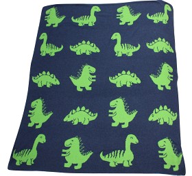 Bild på Little Lizzy Organic Babyfilt (Dino)