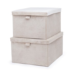 Bild på Little Louie Philip Förvaringsboxar 2-pack (Beige)