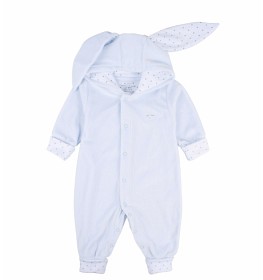 Bild på LIVLY Bunny Overall (Blue Silver Dots)