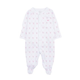 Bild på LIVLY Ruffled Footie Pink Diamond Ribbon Bunny (9-12 mån)