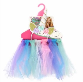 Bild på Magic Girl Kjol och Enhörningsdiadem (Glitter rainbow)