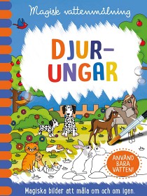 Bild på Magisk vattenmålning Djurungar