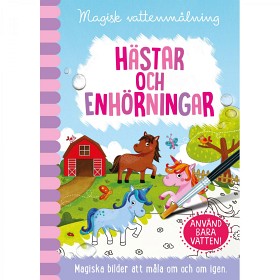 Bild på Magisk Vattenmålning (Hästar och Enhörningar)