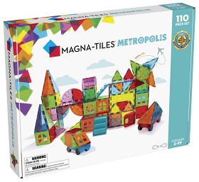Bild på Magna-Tiles Metropolis 110 delar magnetisk byggsats