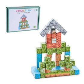 Bild på Mag&Play - Building cubes 2 cm 88 st