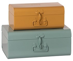 Bild på Maileg Koffert 2-p (Blue/Ocher)