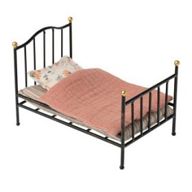 Bild på Maileg Vintage Säng Micro (Anthracite)