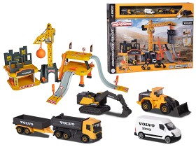 Bild på Majorette Volvo Creatix Construction med 5 fordon