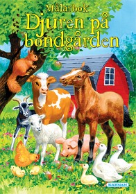 Bild på Kärnan Målarbok Djuren på bondgården