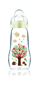 Bild på MAM Feel Good Nappflaska Glas 260 ml (Neutral)