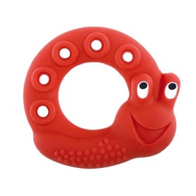 Bild på MAM Friends Bitring Naturgummi (Snigel Röd)
