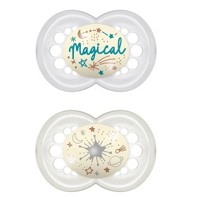 Bild på MAM Original Night Napp 2-pack 6-16m (Neutral)