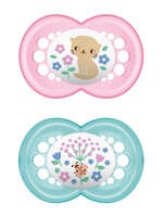 Bild på MAM Original Silikon Napp 2-pack 16-36m (Rosa)