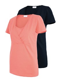 Bild på Mamalicious Amnings T-shirt 2-pack (Navy Blazer)