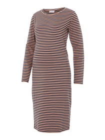 Bild på Mamalicious Apolla Jerseyklänning (Blå/Beige)