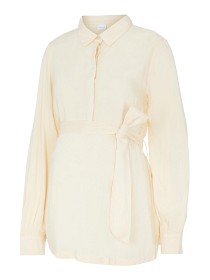 Bild på Mamalicious Inus Woven Skjorta (Beige)