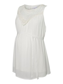 Bild på Mamalicious Vävd topp med broderi (Snow white)