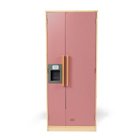 Bild på MaMaMeMo Kylskåp med ismaskin (Cherry Rosa)