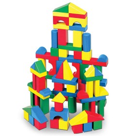 Bild på Melissa & Doug Byggklossar i färg 100-pack