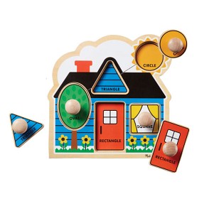 Bild på Melissa & Doug Knoppussel med extra stora knoppar (Former)