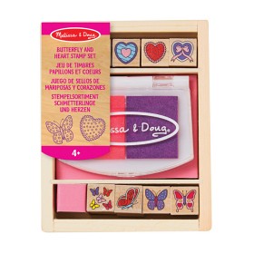 Bild på Melissa & Doug Stämpelset (Fjärilar och Hjärtan)