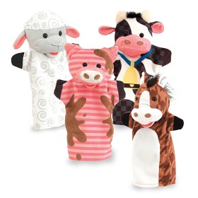 Bild på Melissa & Doug Handdockor Bondgårdsdjur 4 st