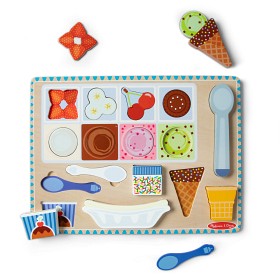Bild på Melissa & Doug Magnetiskt Glasspussel i trä