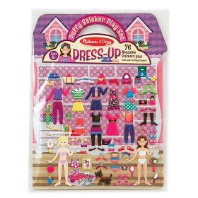 Bild på Melissa & Doug Återanvändbara Tjocka stickers (Påklädning)
