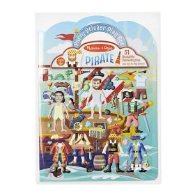Bild på Melissa & Doug Återanvändbara tjocka stickers (Pirater)