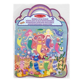 Bild på Melissa & Doug Återanvändbara tjocka stickers (Sjöjungfrur)