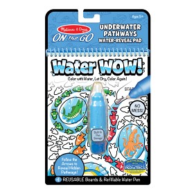 Bild på Melissa & Doug Water Wow Pathways! Målarbok (Under ytan)