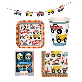 Bild på Meri Meri Grävmaskin Kalaspaket Stort