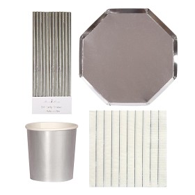 Bild på Meri Meri Kalaspaket Silver