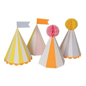 Bild på Meri Meri Partyhattar 8-pack (Silly Circus)