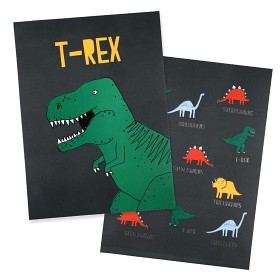 Bild på Meri Meri Posters 2-pack (Dinosaurier)