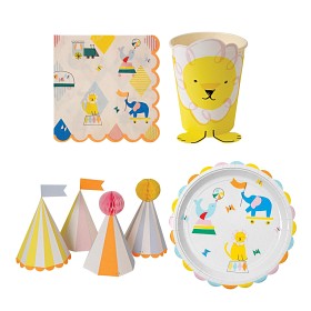 Bild på Meri Meri Silly Circus Kalaspaket Litet
