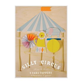 Bild på Meri Meri Tårtdekorationer (Silly Circus)