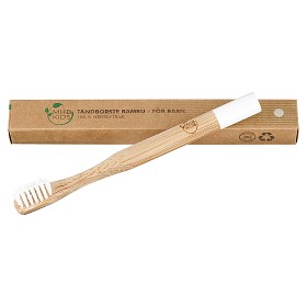 Bild på MHB Kids Barntandborste Bambu 1-pack (Vit)