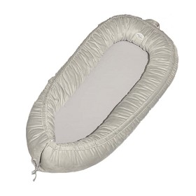 Bild på Mini Dreams Babynest Soft (Ljusgrå)