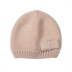 Bild på Mini Dreams Mössa med rosett (Rosa)
