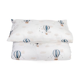 Bild på Mini Dreams Påslakanset Spjälsäng Vintage Balloon (Blå)