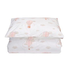 Bild på Mini Dreams Påslakanset Vagn Vintage Balloon (Rosa)