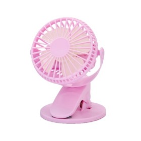 Bild på MiniFan Barnvagnsfläkt med klämma (Rosa)