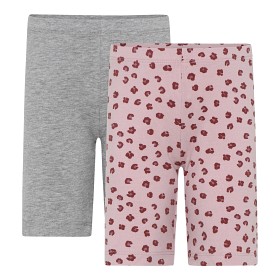 Bild på MINYMO 2-Pack Cykelbyxor (Grå/Rosa)