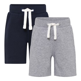 Bild på MINYMO 2-Pack Shorts (Mörkblå/Grå)