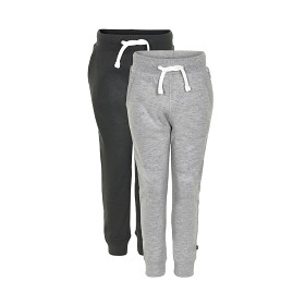 Bild på MINYMO Mjukisbyxor 2-pack (Anthacite Black) Strl 86