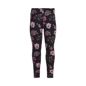 Bild på MINYMO Blommiga Leggings (Jet Black)